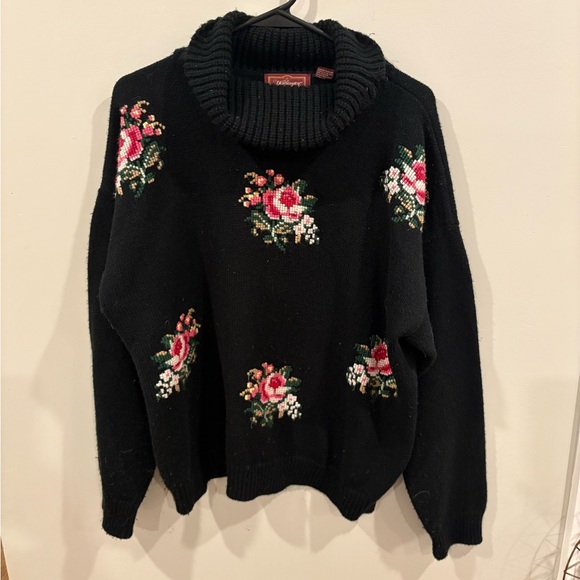 Worthington Sweaters - Vintage Worthington Patchwork Sweater